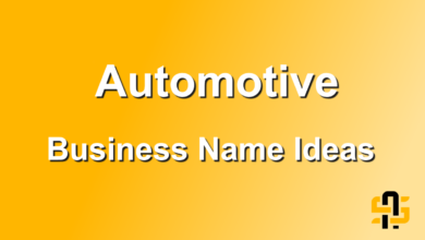 Automotive Business Name Ideas