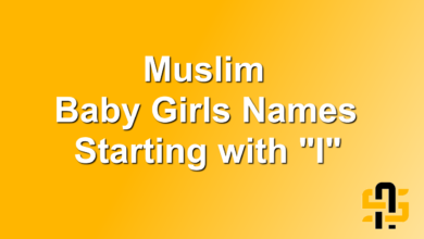 Muslim Baby Girls Names Starting with I