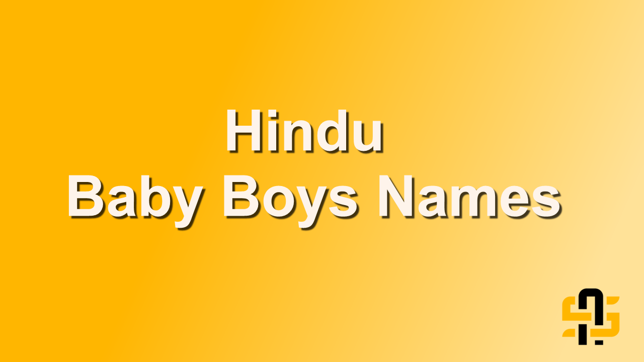 Hindu Baby Boys Names